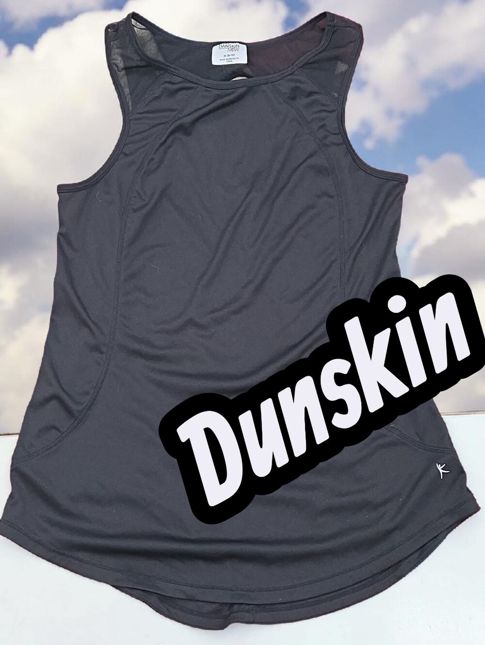 *1576 Danskin active Tank Top Women size M (8-10)